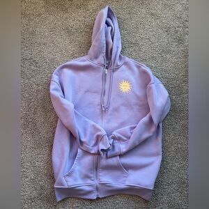 Refuge Athletics Zip Up Hoodie in an Oversized XL